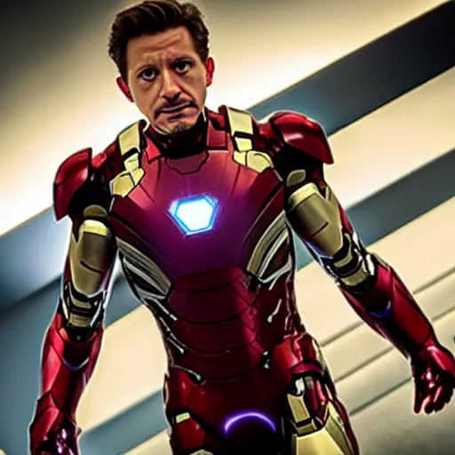 Image similar to tom holland as iron man