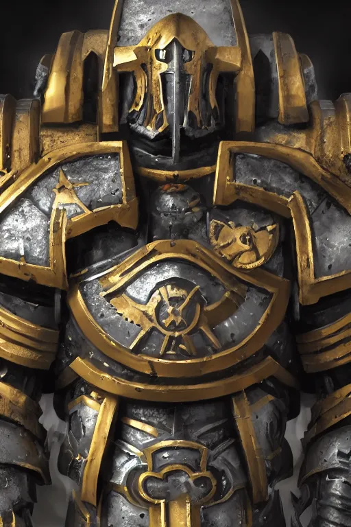 Image similar to armor portrait heros warhammer 4 0 k horus heresy fanart - the primarchs emperor by johannes helgeson animated with vfx concept artist & illustrator global illumination ray tracing hdr fanart arstation zbrush central hardmesh 8 k octane renderer comics stylized