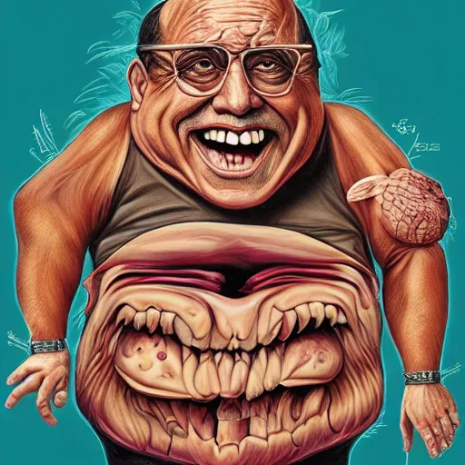 Image similar to danny devito anatomy by nychos