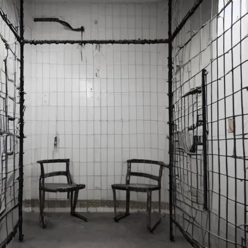 Image similar to a painful looking prison cell
