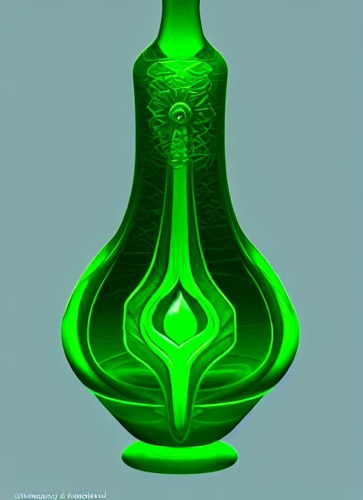 a uranium glass elemental by wayne reynolds for | Stable Diffusion ...