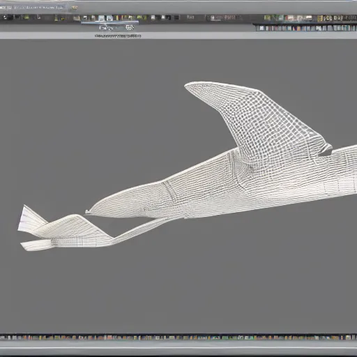 Image similar to 3d render model of goose