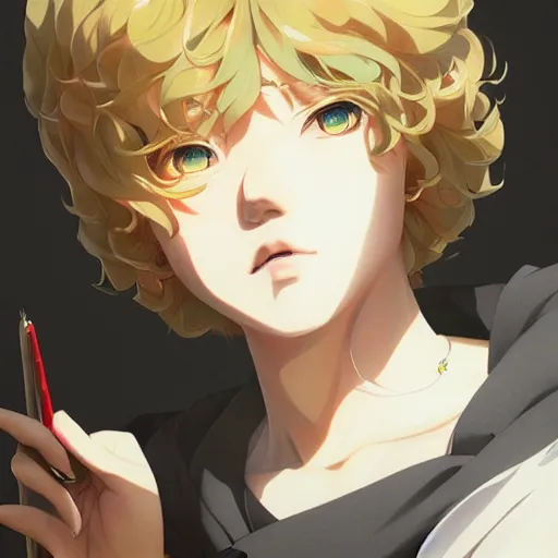 Prompt: portrait art of tatsumaki, art by makoto shinkai artgerm ilya kuvshinov rossdraws wlop sharp focus intricate