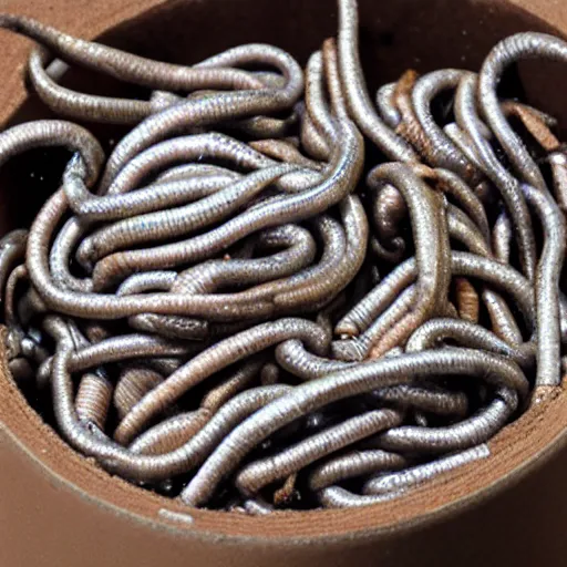 Image similar to can of worms