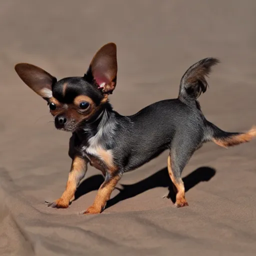 Image similar to photo of a hybrid between a chihuahua and an ant