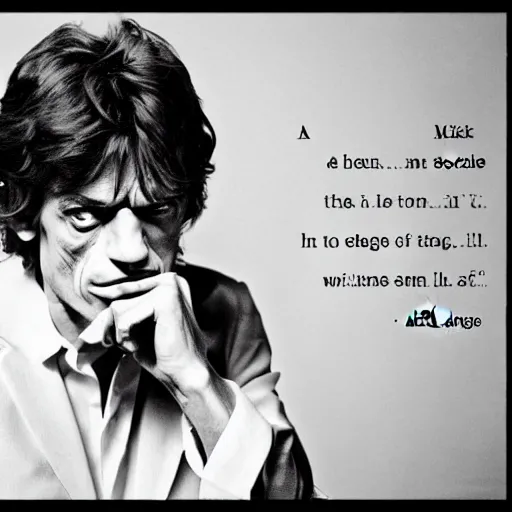 Prompt: A suitcase with the face Mick Jagger