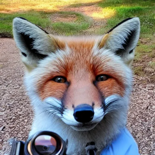 Image similar to fox selfie