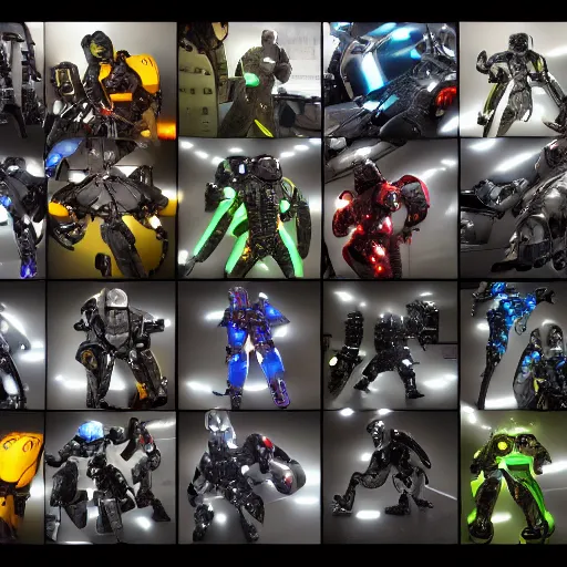 Image similar to weapons, diverse cybersuits, from behind, survival rituals, wide wide angle, vivid, elaborate, highly detailed, beautiful lighting