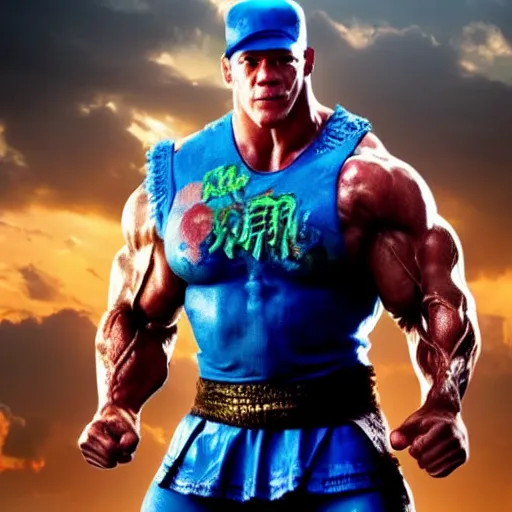 Prompt: john cena as jagi in fist of the north star, 4 k