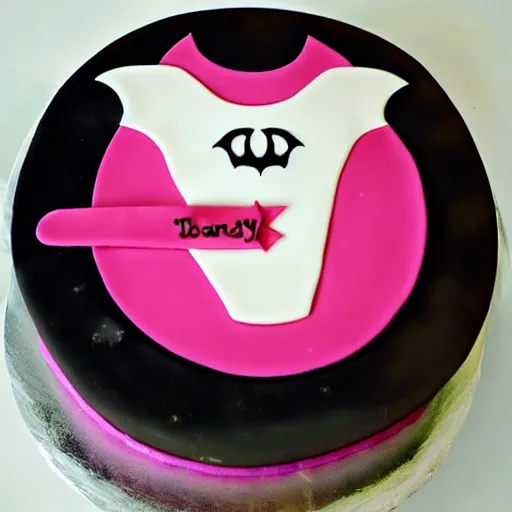 Image similar to bat birthday cake for girls,