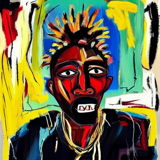 Image similar to Digital art, Oil on canvas, jean-Michel Basquiat style of TUPAC SHAKUR!!!!!, abstract jean-Michel Basquiat!!!!!!!! oil painting with thick paint strokes!!!!!!!!, oil on canvas, aesthetic, y2k!!!!!!, intricately!!!!!!!! detailed artwork!!!!!!!, trending on artstation, in the style of jean-Michel Basquiat!!!!!!!!!!!!, by jean-Michel Basquiat!!!!!!!!!!!, in the style of jean-Michel Basquiat!!!!!!!!!!!, in the style of jean-Michel Basquiat!!!!!!!!!!!, in the style of jean-Michel Basquiat!!!!!!!!!!!, in the style of jean-Michel Basquiat!!!!!!!!!!!, in the style of jean-Michel Basquiat!!!!!!!!!!!, david choe