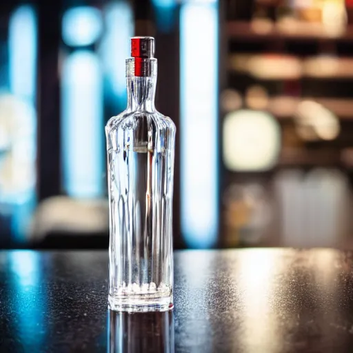 Image similar to A Vodka Bottle on the space, 8K, Ultra Detailed, Very Impressive, smooth and sharp focus