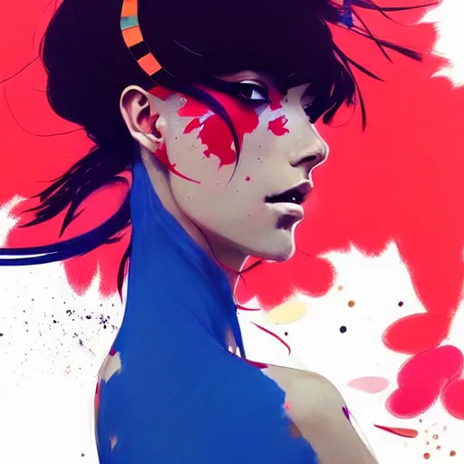 Image similar to a ultradetailed beautiful painting of a stylish woman dancing, by conrad roset, greg rutkowski and makoto shinkai, trending on artstation