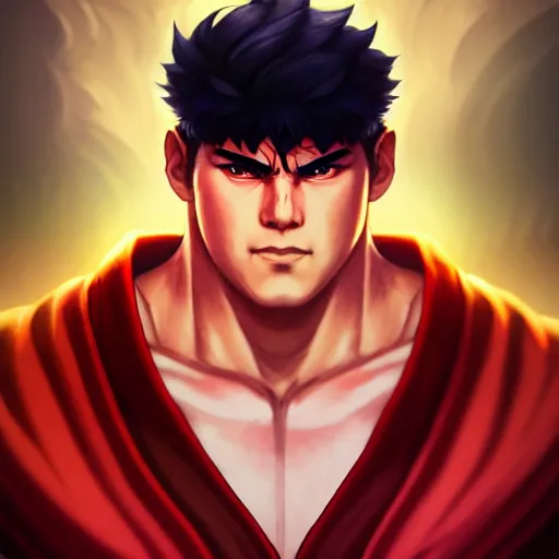 Prompt: a portrait of ryu from street fighter 2, art by lois van baarle and loish and ross tran and rossdraws and sam yang and samdoesarts and artgerm, digital art, highly detailed, intricate, sharp focus, trending on artstation hq, deviantart, unreal engine 5, 4 k uhd image