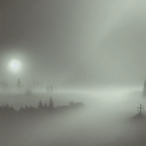 Image similar to qJakhar Dudaev, cinematic, detailed illustration, nature, fog, dark colors, unknown, confusing, 8k,