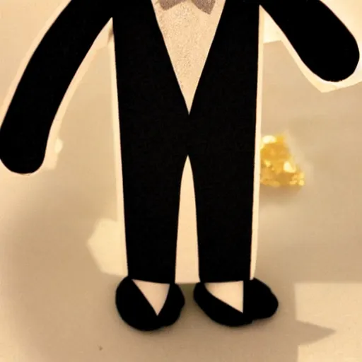 Prompt: Humanoid Egg in a tuxedo