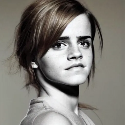 Prompt: combination of emma watson and daniele radcliffe