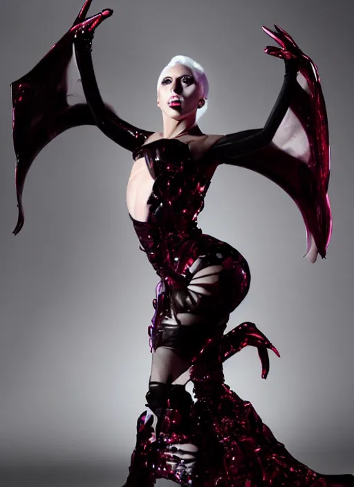 Image similar to lady gaga by nick knight, born this way, born this way album, red weapon 8 k s 3 5, cooke anamorphic / i lenses, highly detailed, cinematic lighting