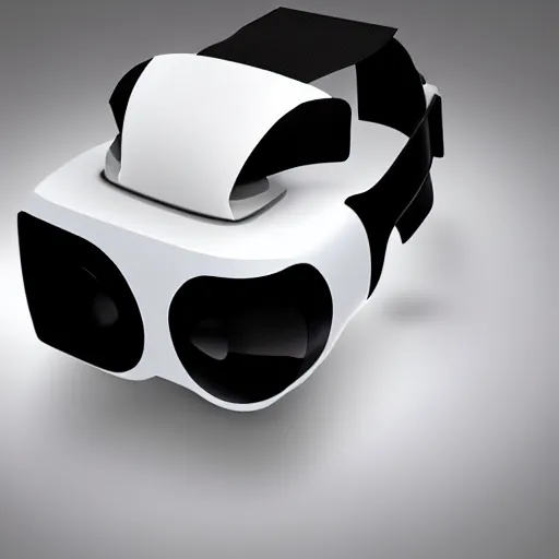 Image similar to vr headset with skin and flesh and bones and teeth