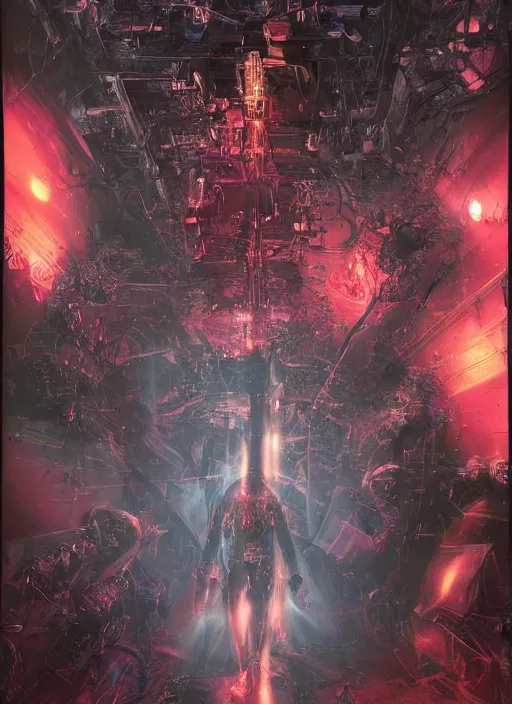 Image similar to astronauts in dark void underwater - complex and hyperdetailed suit. reflection and dispersion materials. rays and dispersion of light. glowing lights. volumetric light. f / 3 2. noise film photo. flash photography. ultra realistic, wide angle. poster by wayne barlowe, hajime sorayama aaron horkey, craig mullins