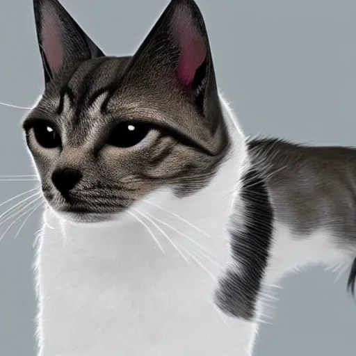 Image similar to realistic cat dog hybrid animal