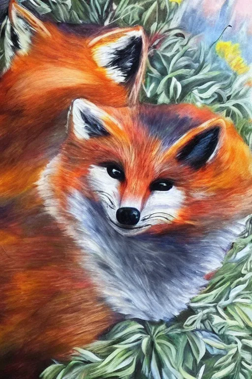 Image similar to 🦊🇦🇺 🎨🖌️