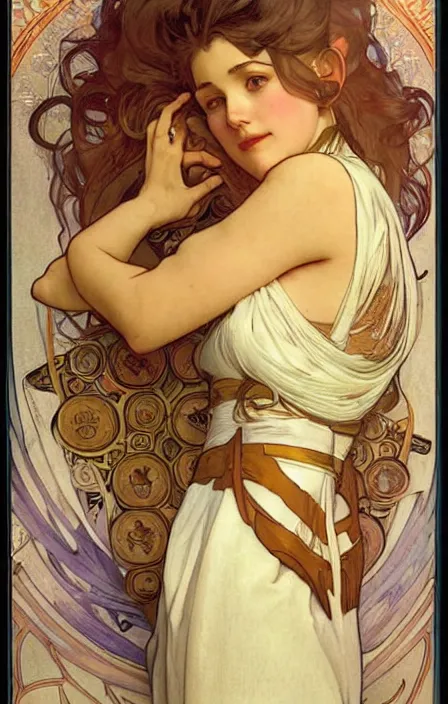 Prompt: bodice ripper book cover art by artgerm alphonse mucha, wlop