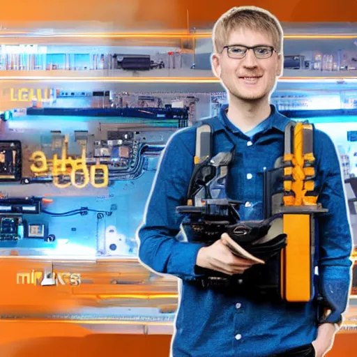 Image similar to linus from linustechtips