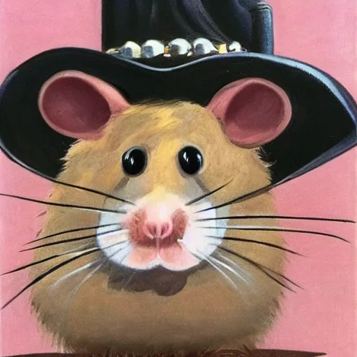 Image similar to rat with a cowboy hat