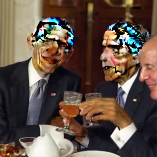 Image similar to obama drinking rakia