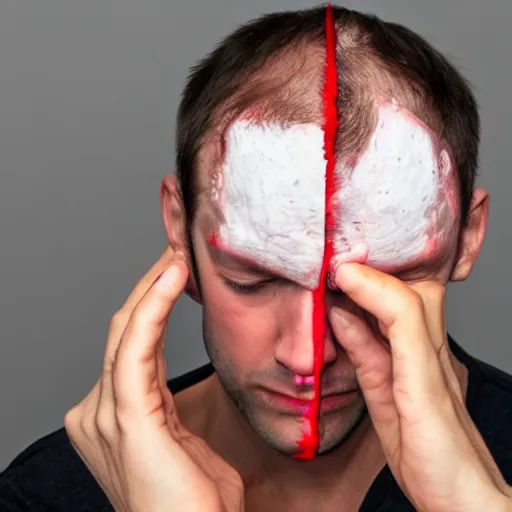 Image similar to a splitting headache