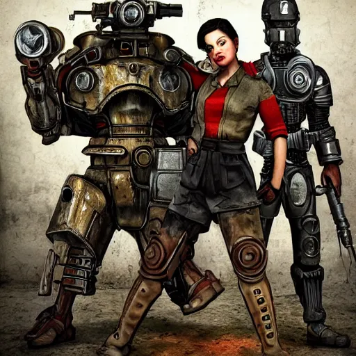 Image similar to art of fallout, photo