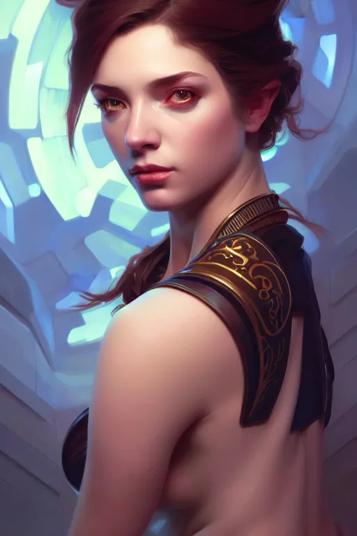 Image similar to a portrait of tychus, fantasy, sharp focus, intricate, elegant, digital painting, artstation, matte, highly detailed, concept art, illustration, ambient lighting, art by ilya kuvshinov, artgerm, alphonse mucha, and greg rutkowski