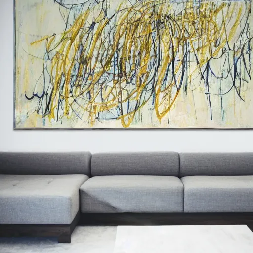 Image similar to large scale painting by cy twombly by julie mehretu, high resolution art scan, well lit