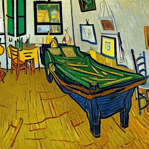 Image similar to artwork by van gogh