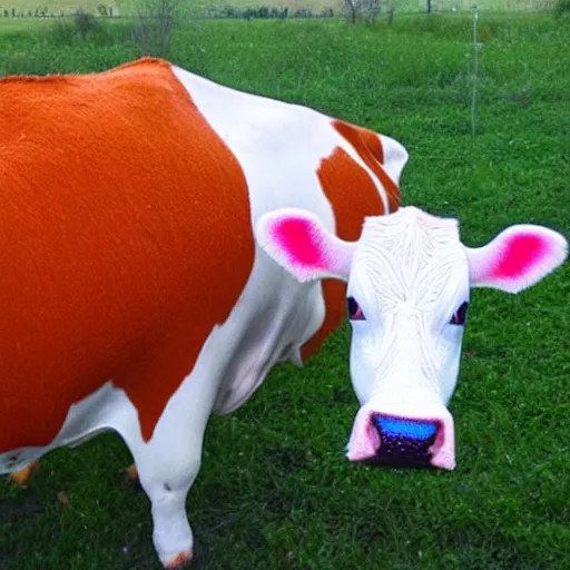 Image similar to doritos locos cow, cow made of doritos