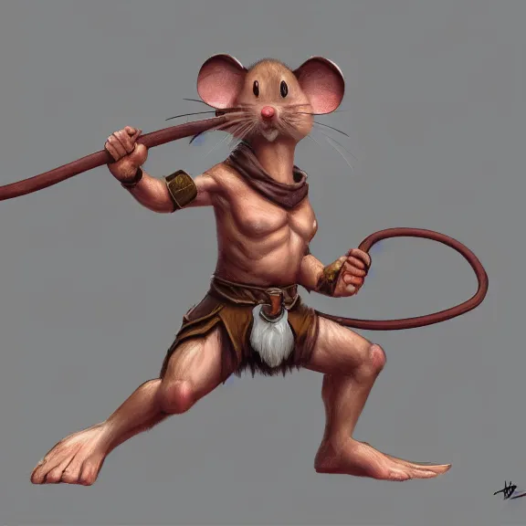 Image similar to warrior mouse stretches for floating crystal, Digital Painting, trending on Artstation, Pose Study, ultra detailed, award winning