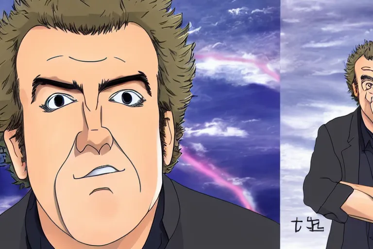 Prompt: jeremy clarkson in anime style, detailed