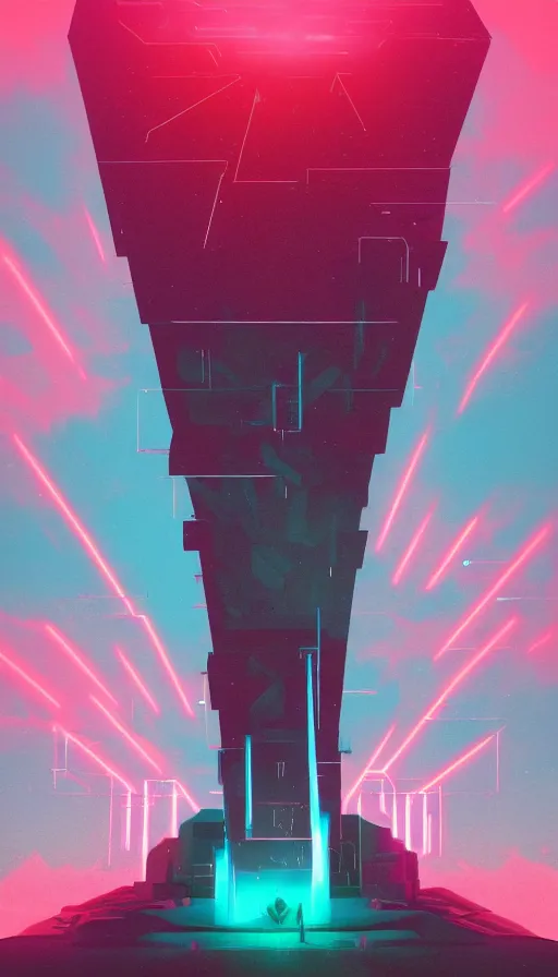 Image similar to rage, by beeple