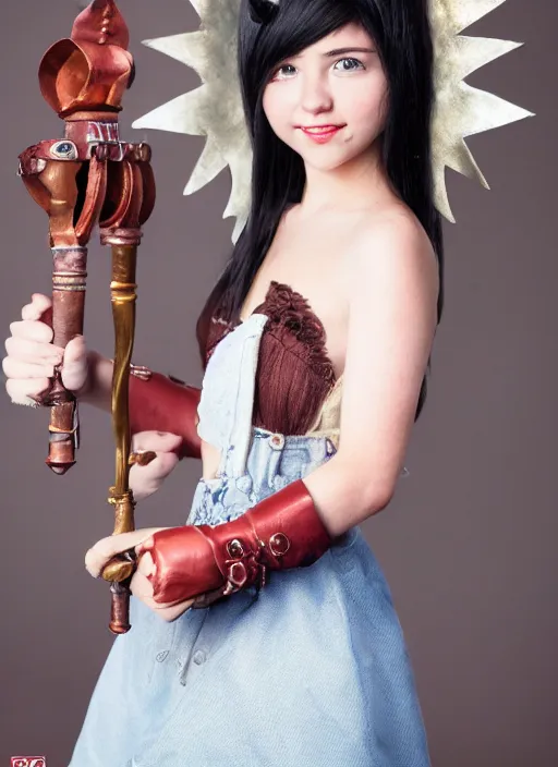 Image similar to a full portrait photo of real - life princess garnet final fantasy ix character, f / 2 2, 3 5 mm, 2 7 0 0 k, lighting, perfect faces, award winning photography.