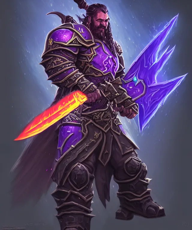 Image similar to dark weapon ,warcraft blizzard weapon art, a burning sword, bokeh. dark weapon art masterpiece artstation. 8k, sharp high quality illustration in style of Jose Daniel Cabrera Pena and Leonid Kozienko, violet colored theme, concept art by Tooth Wu, no human