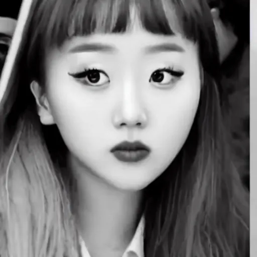 Image similar to Chuu from LOONA as a communist revolutionary