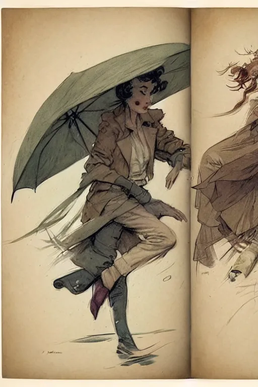 Image similar to (((((1950s graphic novel page layout. muted colors.))))) by Jean-Baptiste Monge !!!!!!!!!!!!!!!!!!!!!!!!!!!