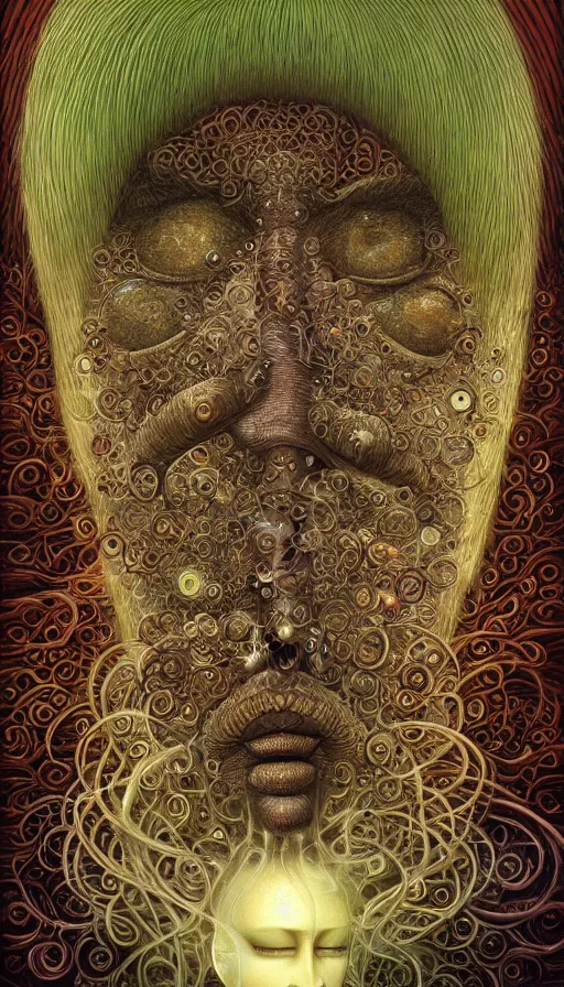 Image similar to portrait of a digital shaman, by naoto hattori