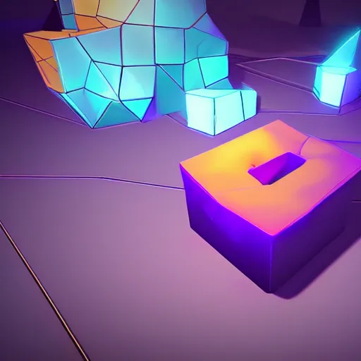 Image similar to a very abstract object, unreal engine, lighting, 4k, colorful, detailed, realism,