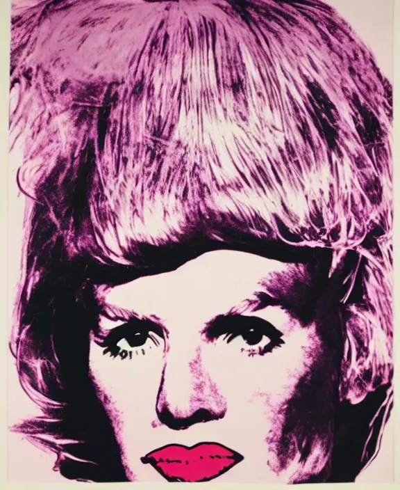Prompt: nico by andy warhol
