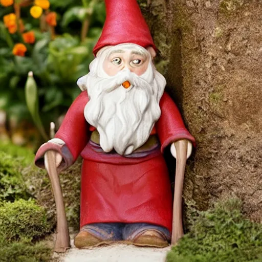 Image similar to hermione garden gnome