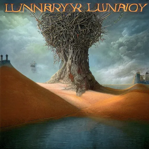 Image similar to luminary of lunacy 4 k hyperdetailed surrealism