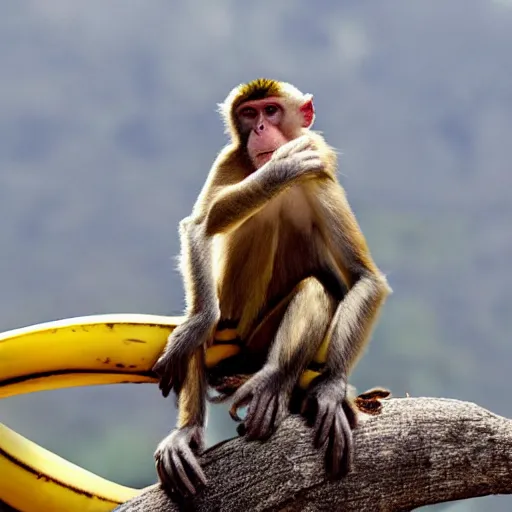 Image similar to monkey surfing on a banana