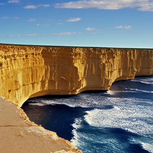 Prompt: great australian bight, nullarbor cliffs
